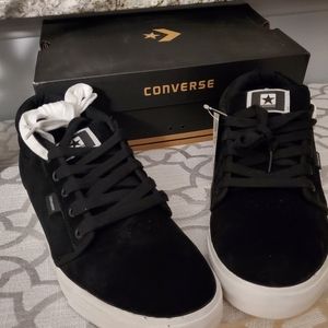 Converse Black Suede Men Sneakers. Size 11.5 M